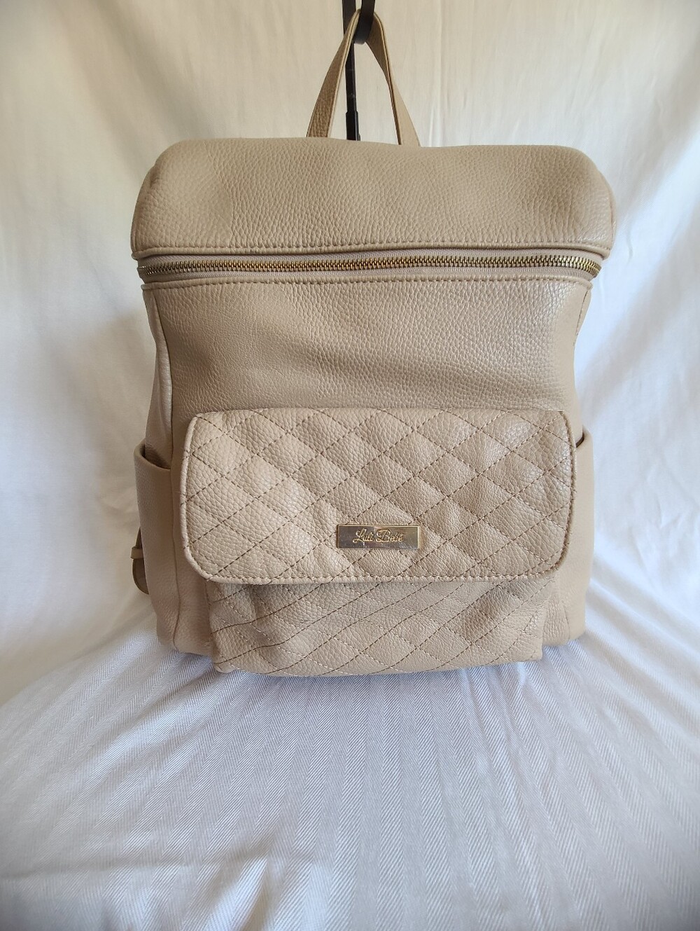Luli Bebé Monaco Diaper Bag in Latte Brown